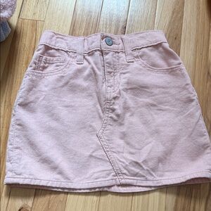 Old Navy Light Pink Corduroy Skirt
